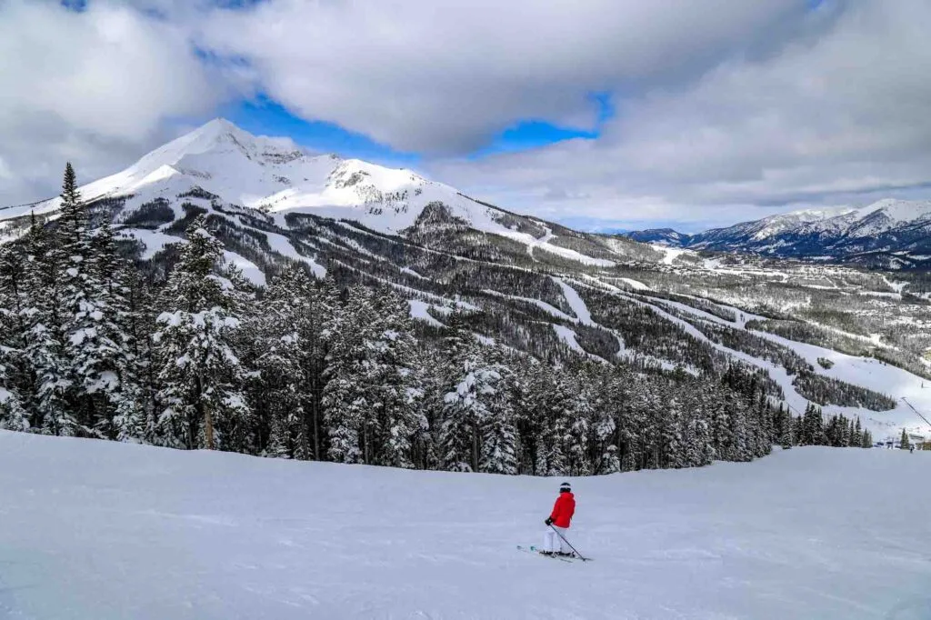 Big Sky, Montana is one of the best places to visit in February in the USA