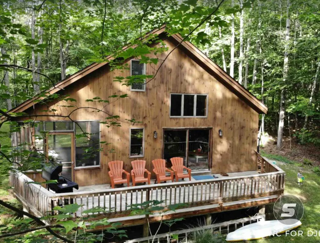 Staying in a secluded Cabin is one of the fun things to do in summer in Vermont