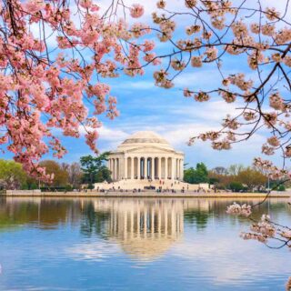 Washington DC is one of the best places to visit in March in the USA