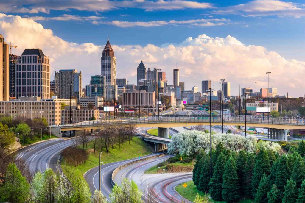 Atlanta, Georgia is one of the best places to visit in March in the USA