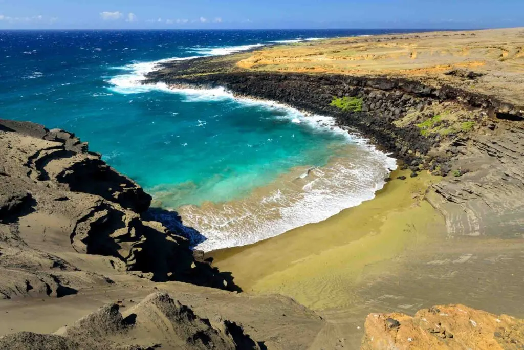 Papakolea Beach is one of the best beaches on Big Island