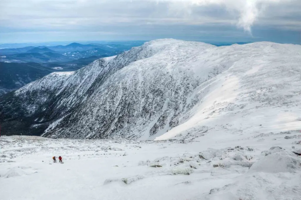 Visiting Mount Washington in White Mountain National Forest is one of the best things to do in New Hampshire in winter