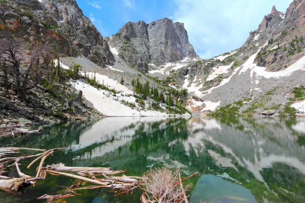 Emerald Lake in Rocky Mountain National Park in Colorado