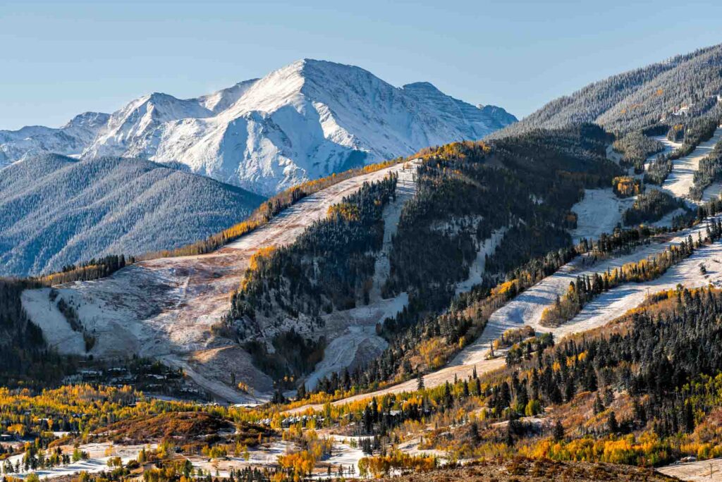 Ski slopes in Aspen, Colorado