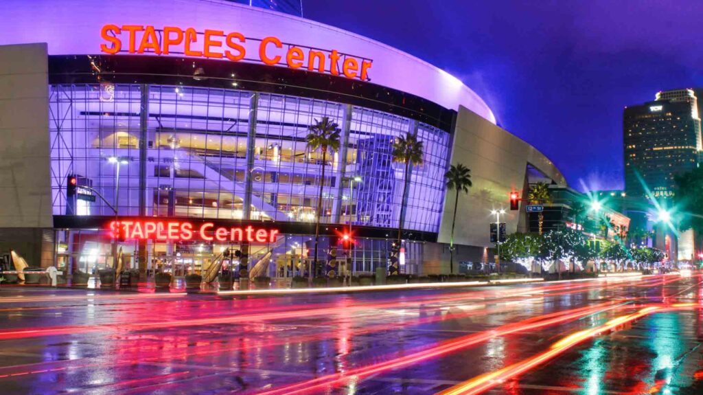 Staples Center in Los Angeles, California