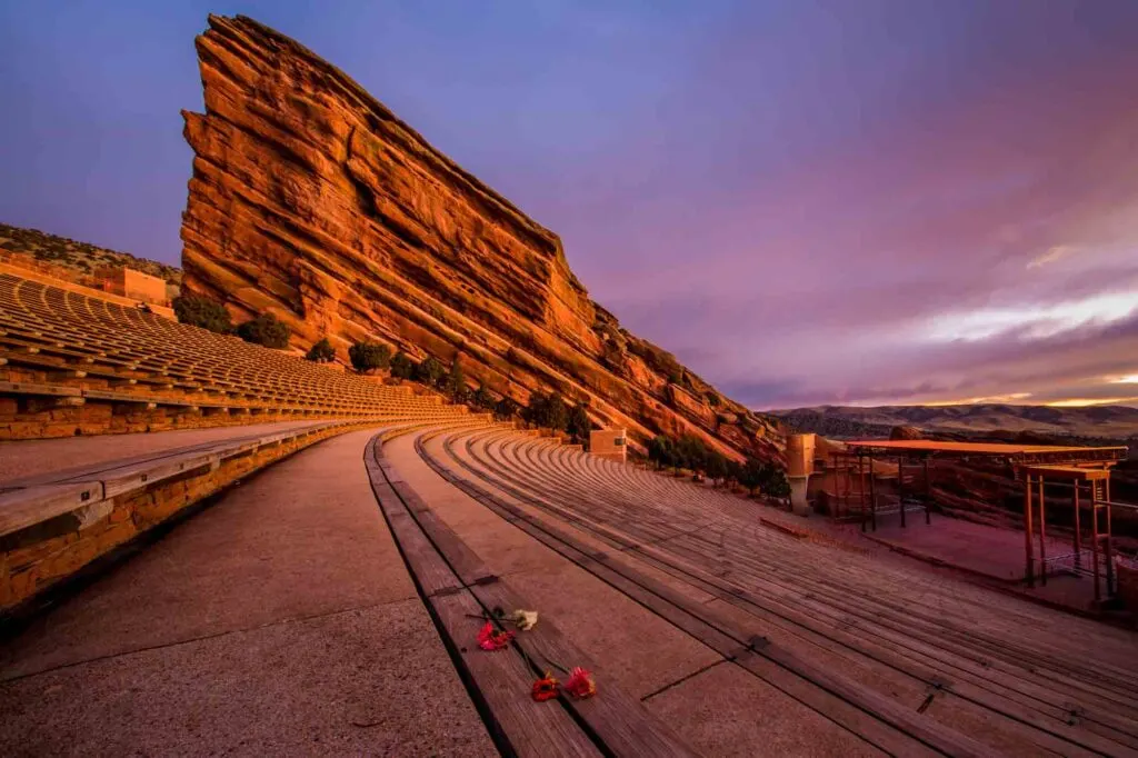 Red Rocks Amphitheater in Colorado