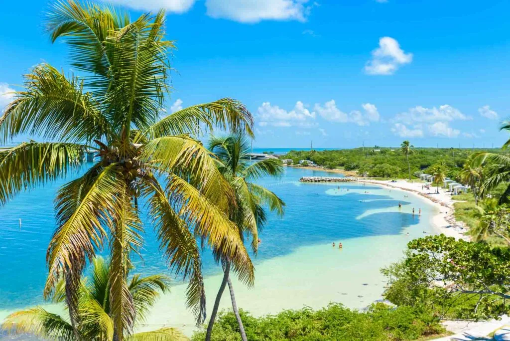 beautiful beach in Bahia Honda State Park