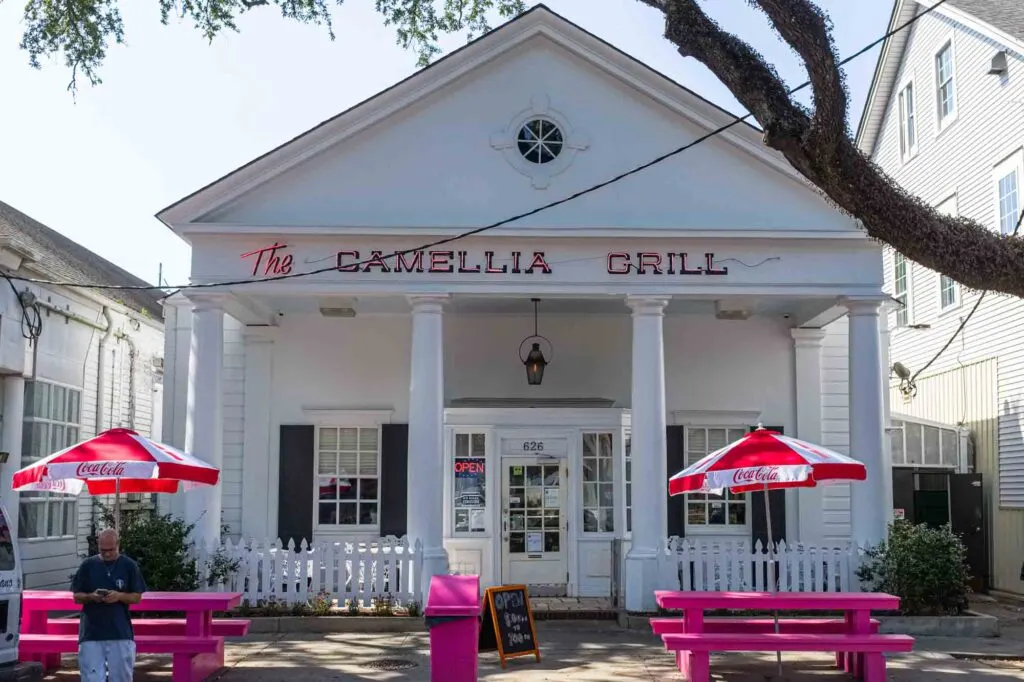 The excellent Camelia Grill Restaurant in New Orleans