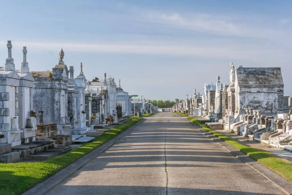 Gothic Lafayette Cemetery in New Orleans