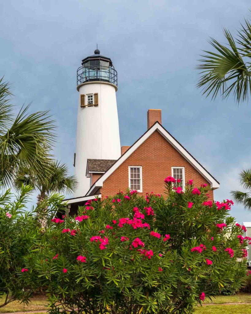 Lighthouse on St. George Island in Florida