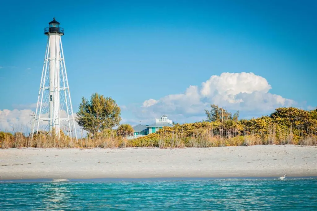 Lighthouse on Gasparilla Island in Boca Grande, Florida