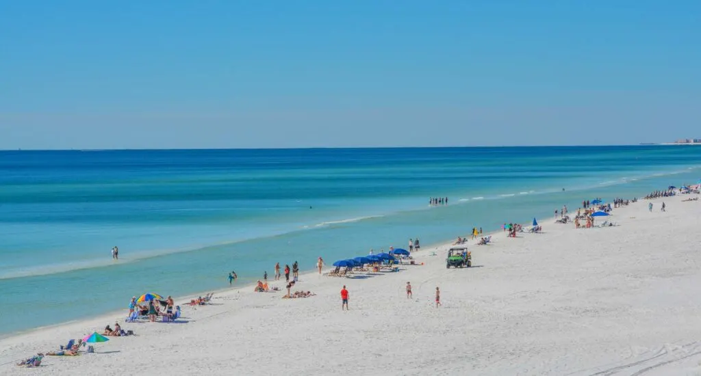 Fun and lively Miramar Beach in Florida