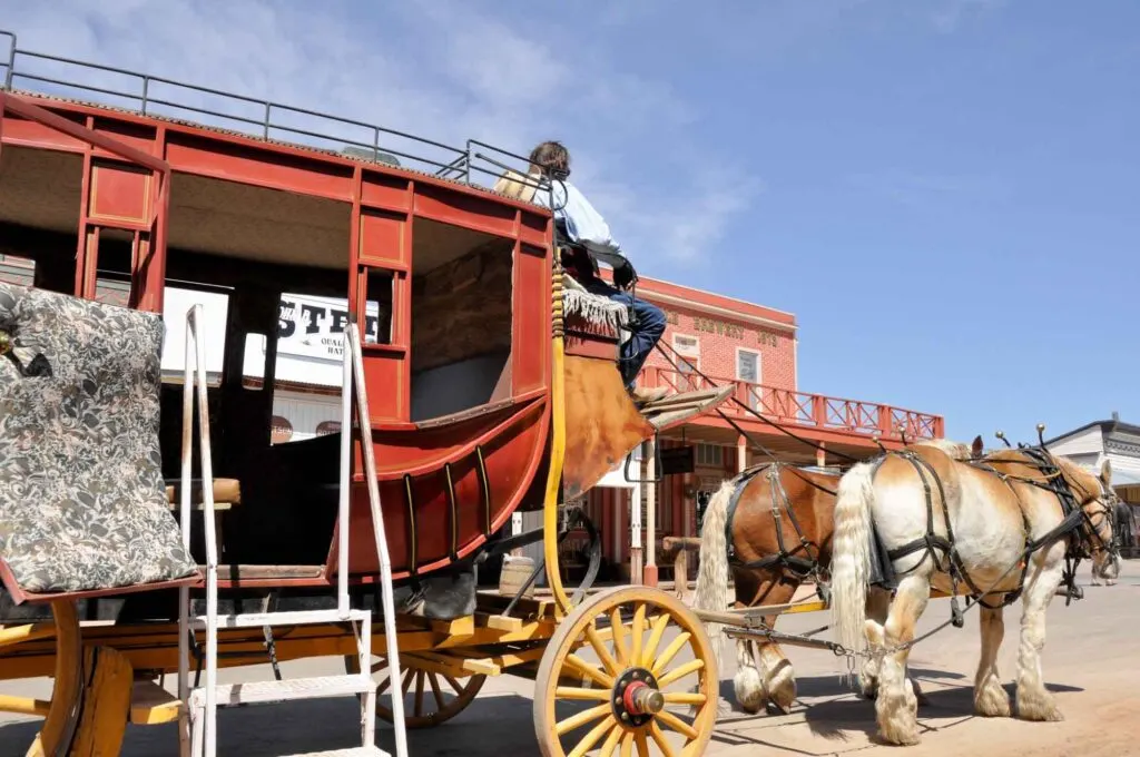 Historical Tour on a Stagecoach in Tombstone, Arizona