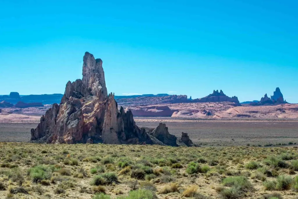 Church rock formation in Navajo National Monument