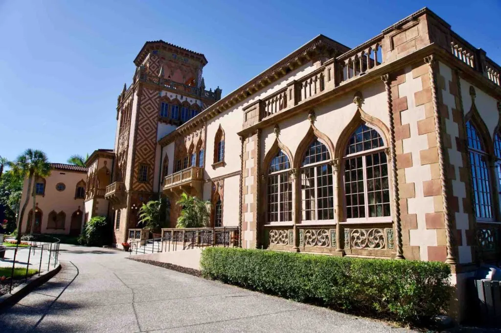 Grand Venetian Gothic Palace in Sarasota in Florida