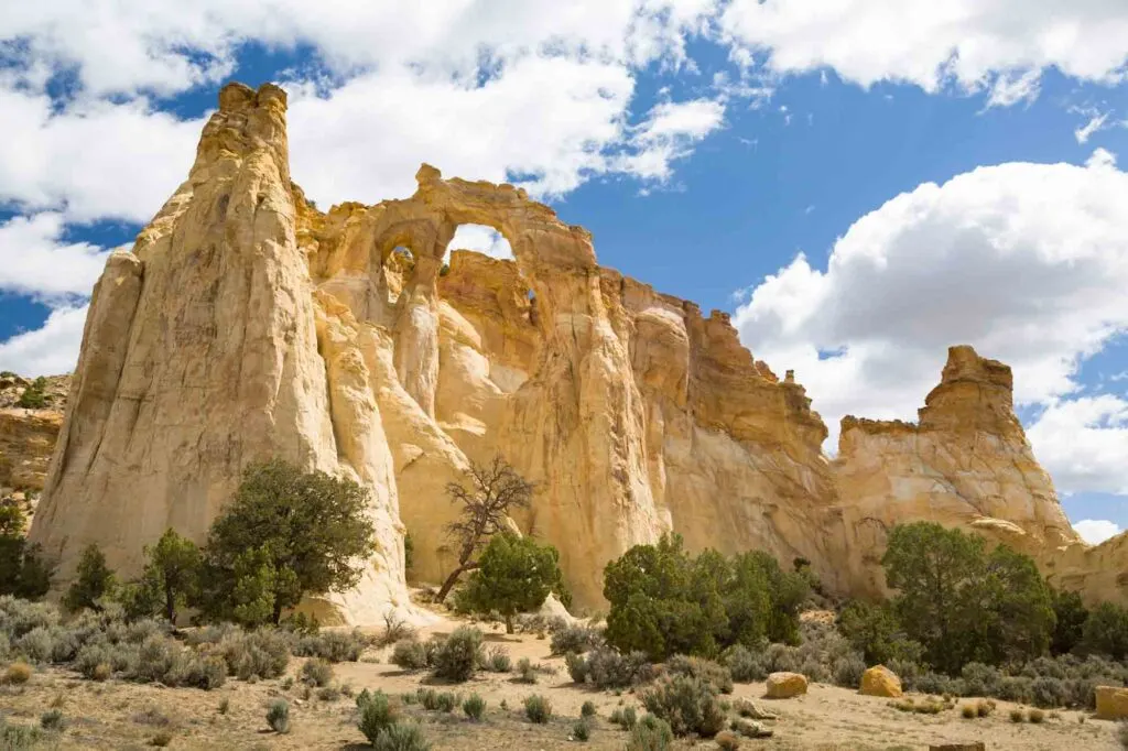 The famous Grosvenor Arch in Grand Staircase-Escalante National Monument