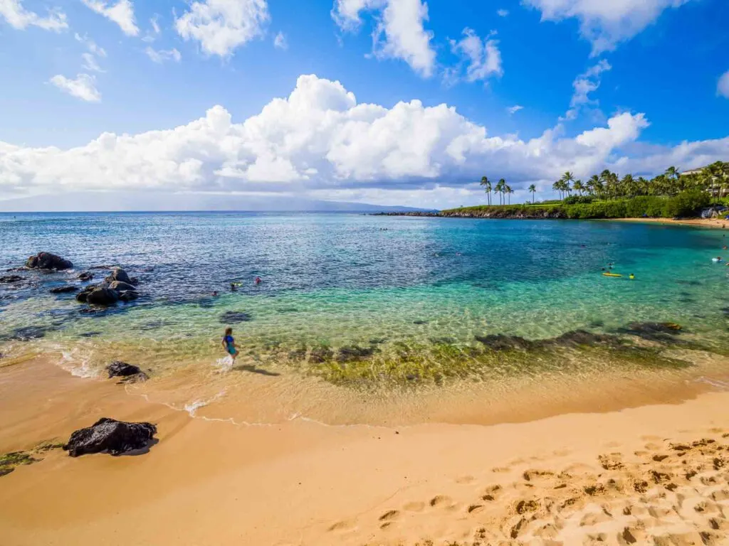 Picturesque Kapalua Beach in Maui, Hawaii