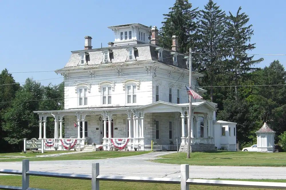 The historic Marble Mansion Inn