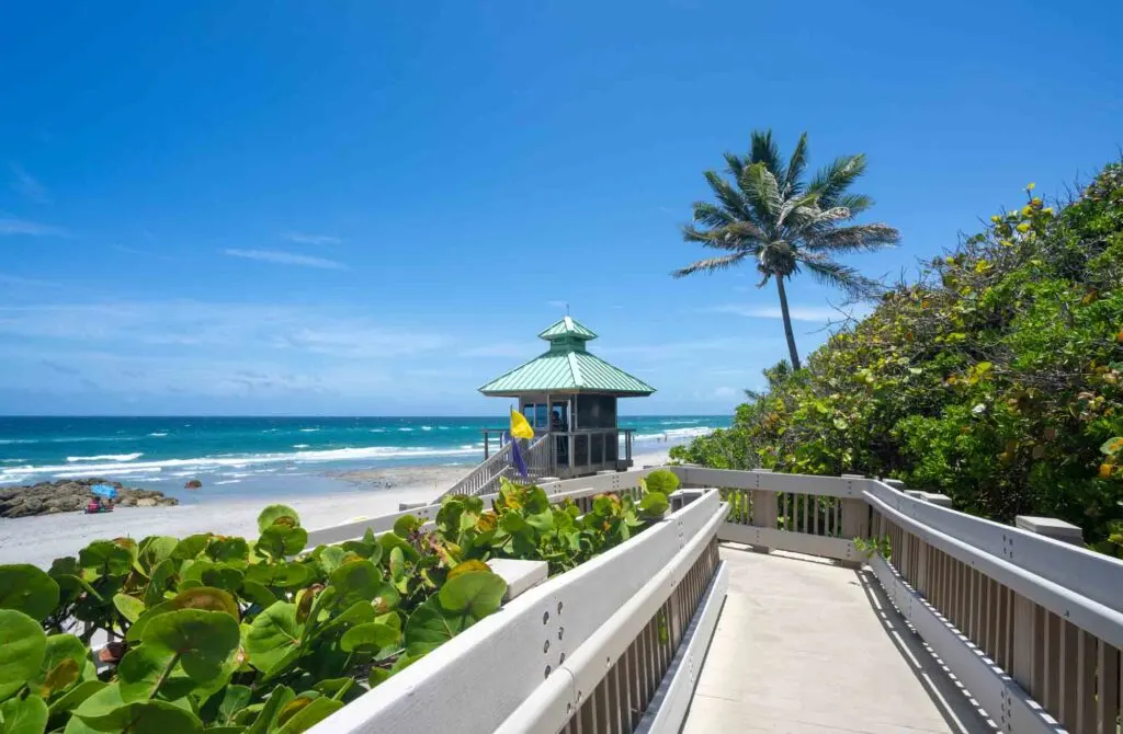 Red Reef Park beach in Boca Raton, Florida