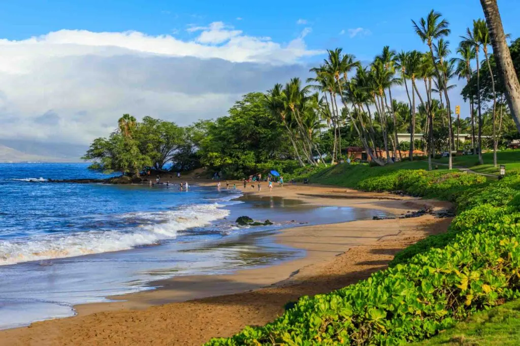 Luxurious Wailea Beach in the island of Maui in Hawaii