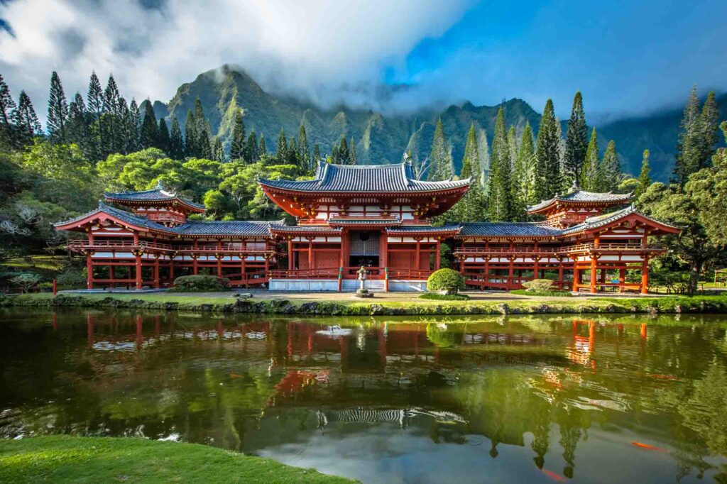 Magnificent Byodo-In Temple in Hawaii