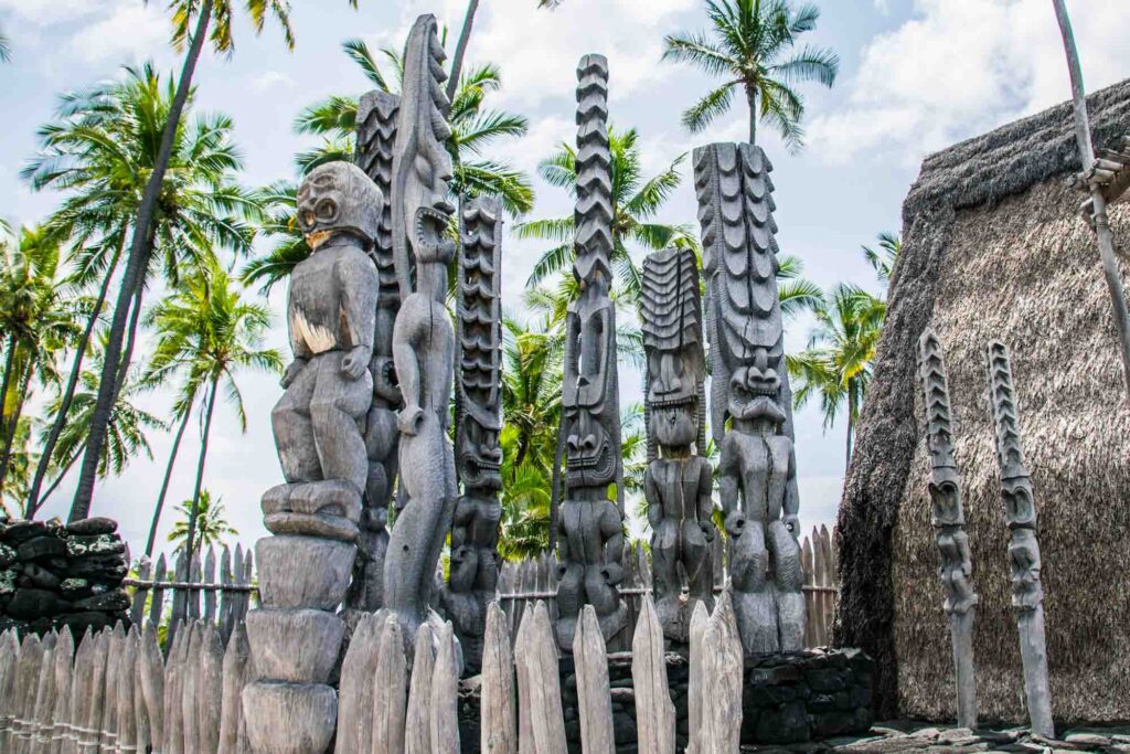 Exploring the Pu’uhonua-o-Honaunau National Historical Park is one of the best things to do in Kona 