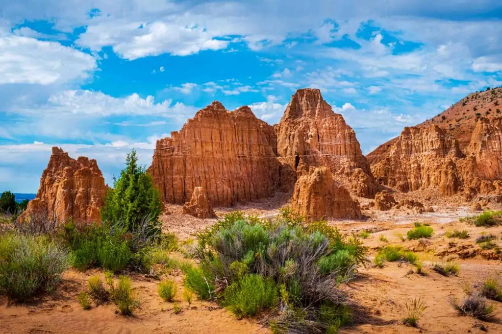 Gorgeous scenery at Cathedral Gorge State Park