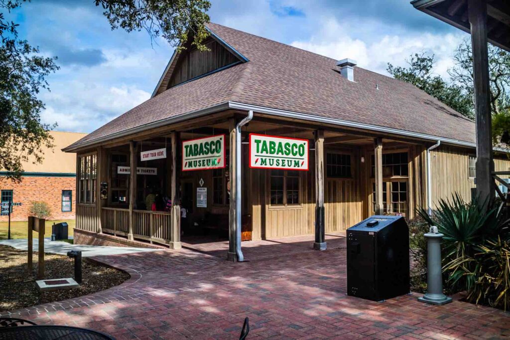Publicly open Tabasco Museum in Avery Island in Louisiana