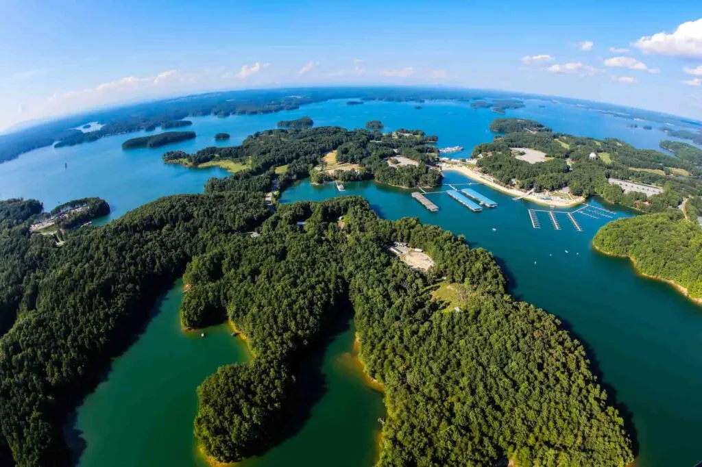 Lake Lanier is one of the best day trips from Atlanta