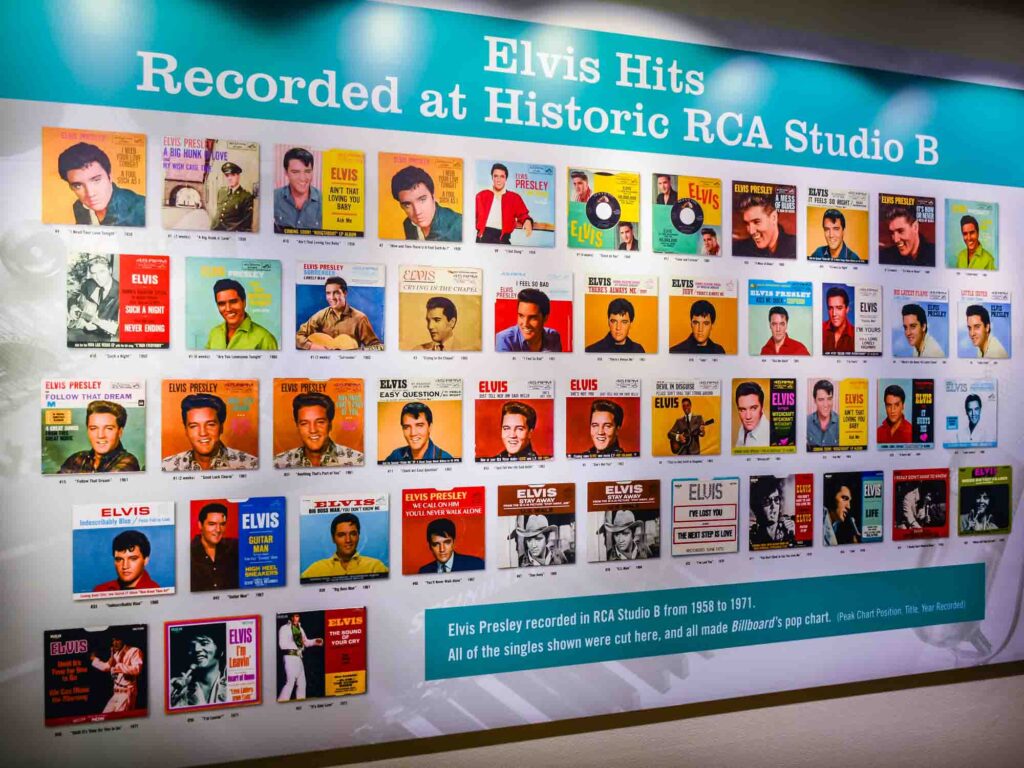 Elvis Presley singles Recorded in RCA Studio B in Nashville, Tennessee