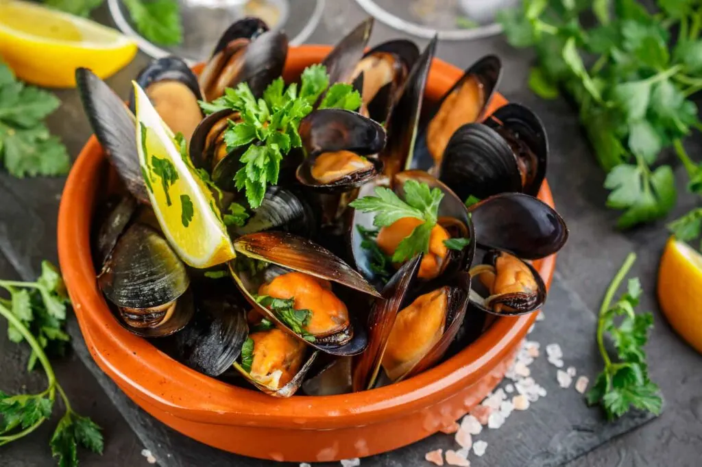 Free seafood mussels dish- a popular dish in Atlanta
