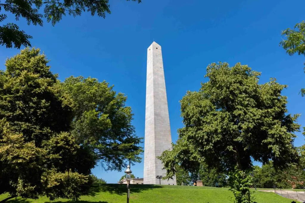 Awesome obelisk at the Bunker Hill Monument