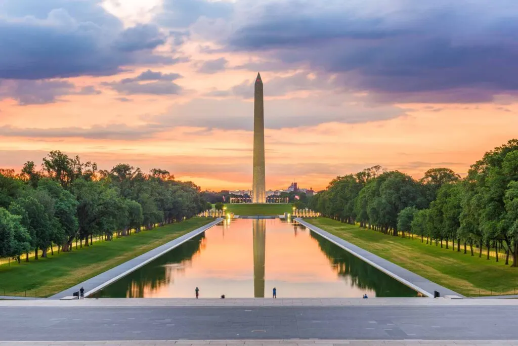The Imposing obelisk of Washington Monument 