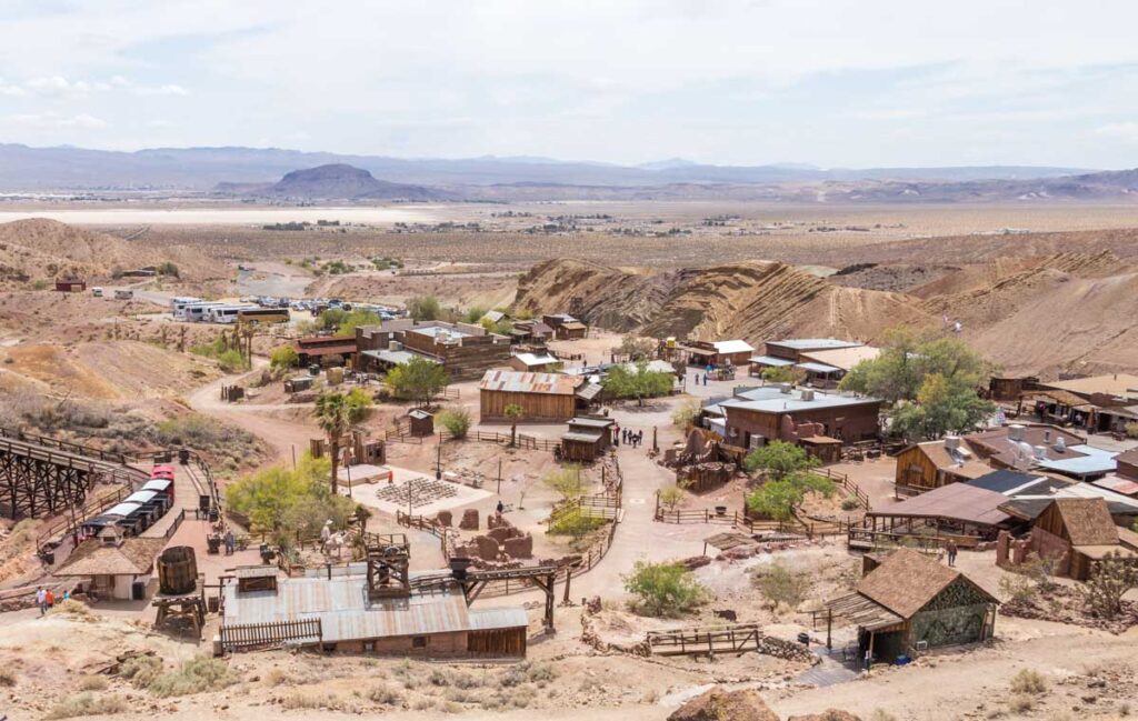 one of the most popular holiday destination ghost towns in the USA is Calico, California