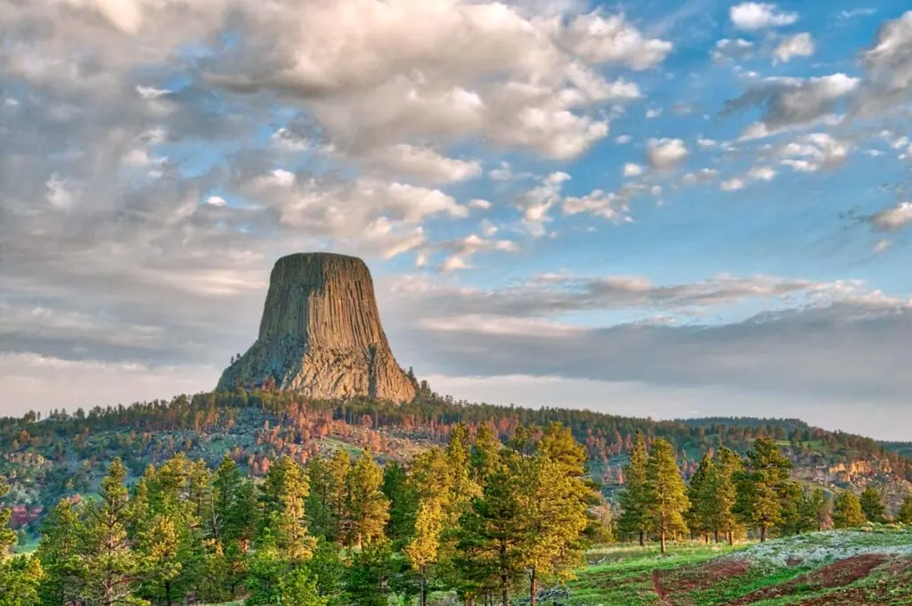 The Devils Tower in Wyoming is the oldest US National Monument