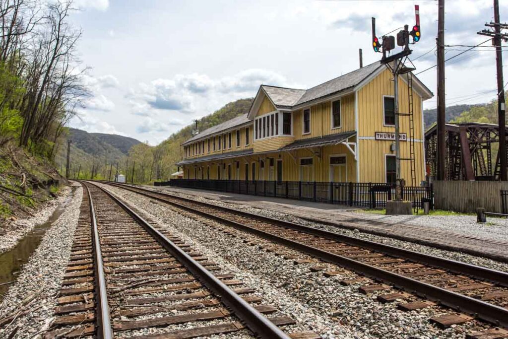 Thurmond is one of the best US ghost towns in West Virginia