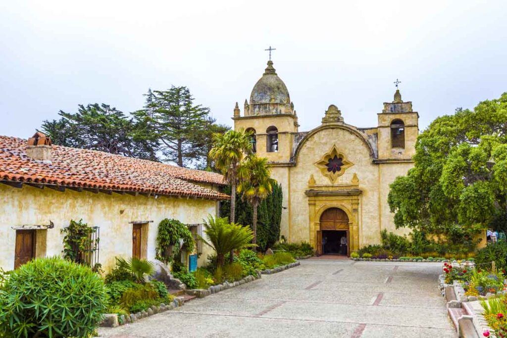 Carmel Mission, one of the popular attractions in Carmel-by-the-sea, CA