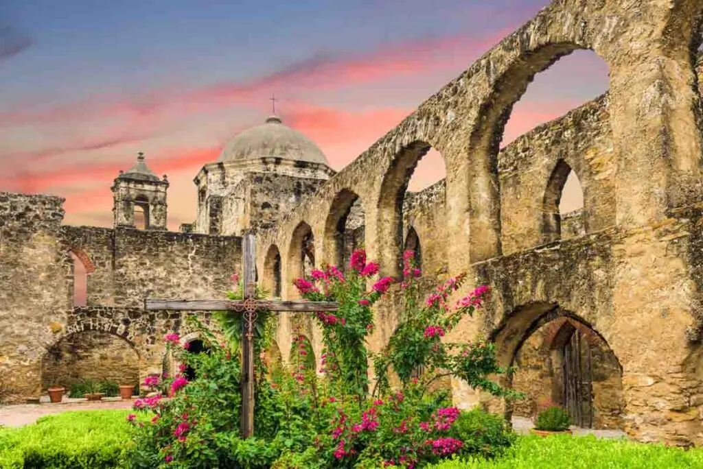 Historic Mission San Jose in San Antonio, Texas