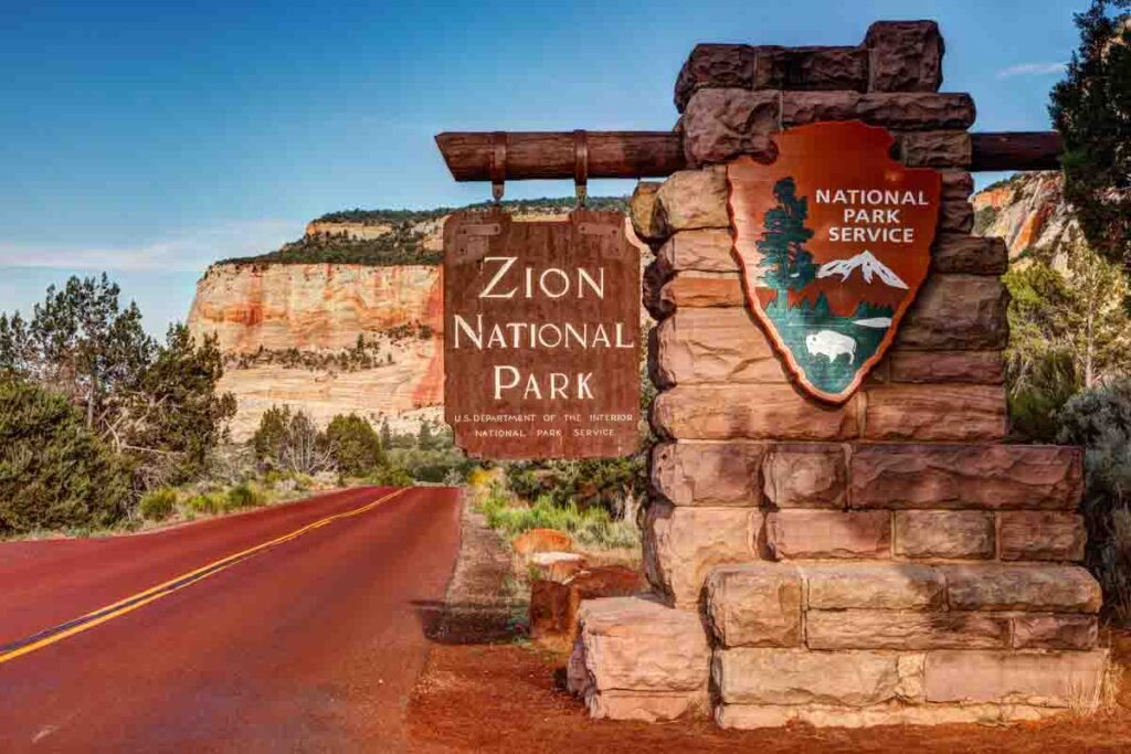Zion National Park in Utah is one of the most visited national parks in the US