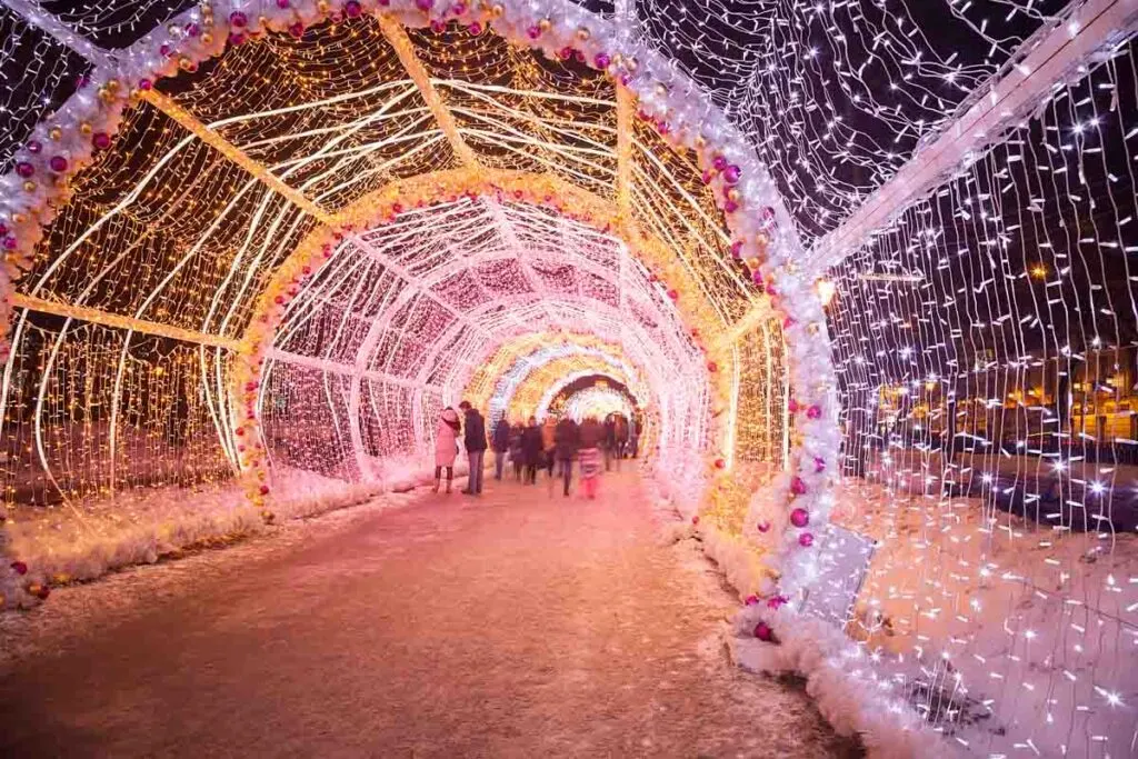 Stroll Through The Lights at Luminova Holidays with your family while spending Christmas in Denver