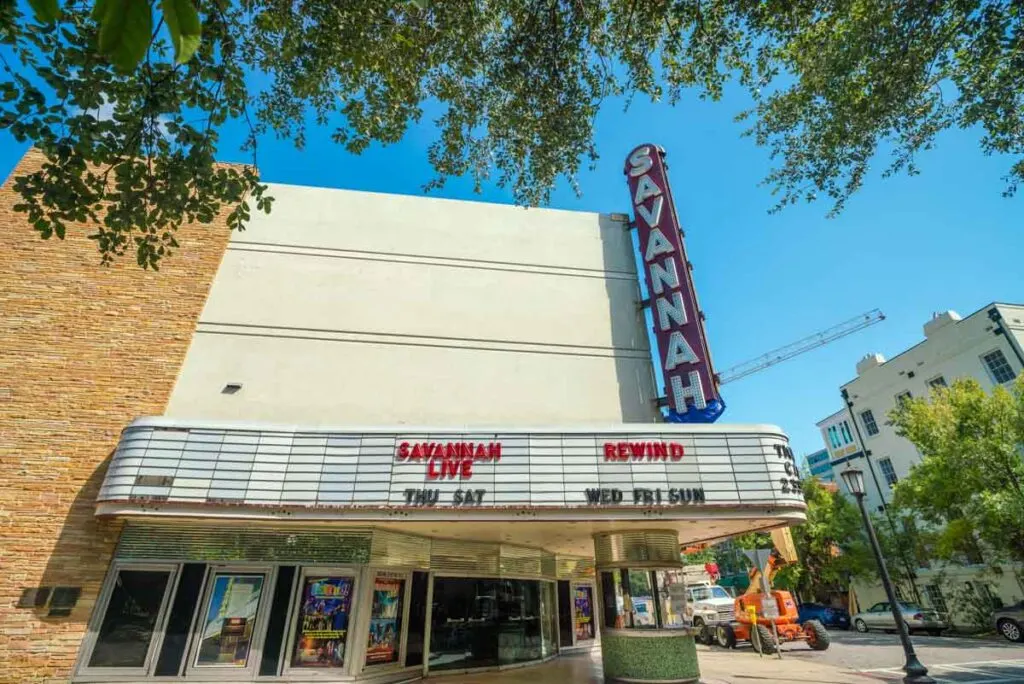 The iconic Savannah Theater in Savannah, Georgia