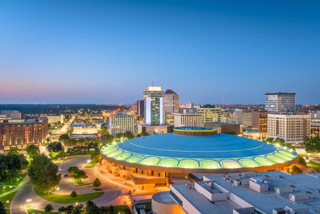 Skyline at Wichita, Kansas