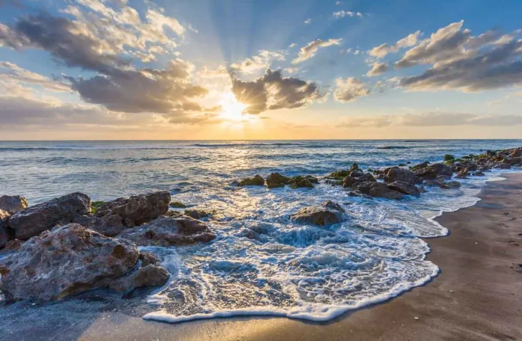 Sunset over Caspersen Beach, Florida