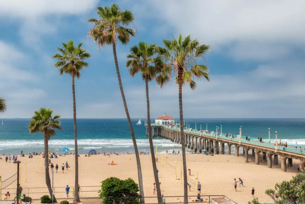 Manhattan Beach in California is one of the best West Coast beaches