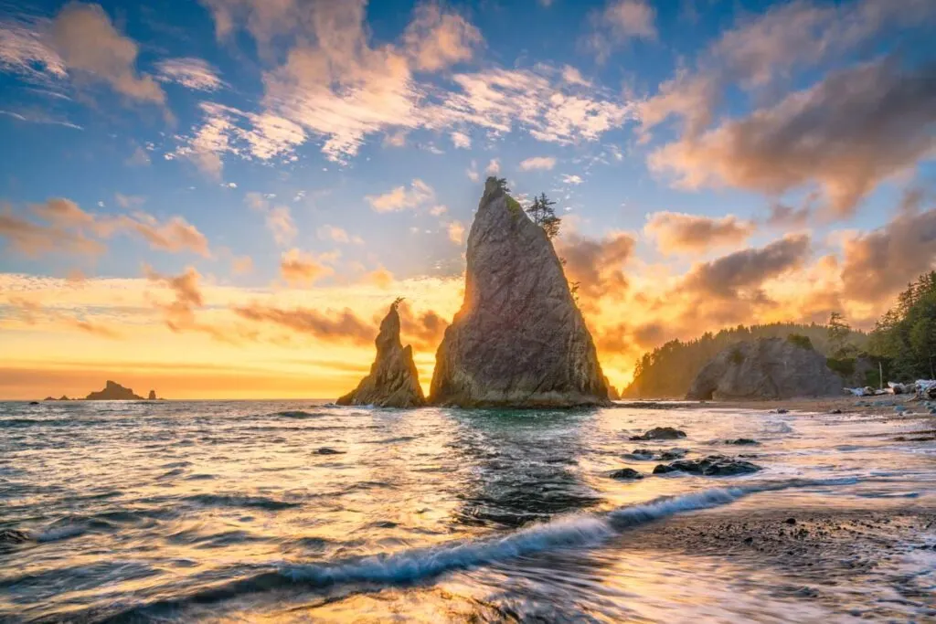 Rialto Beach in Washington is another one of the best western beaches in the US that is a must-visit.