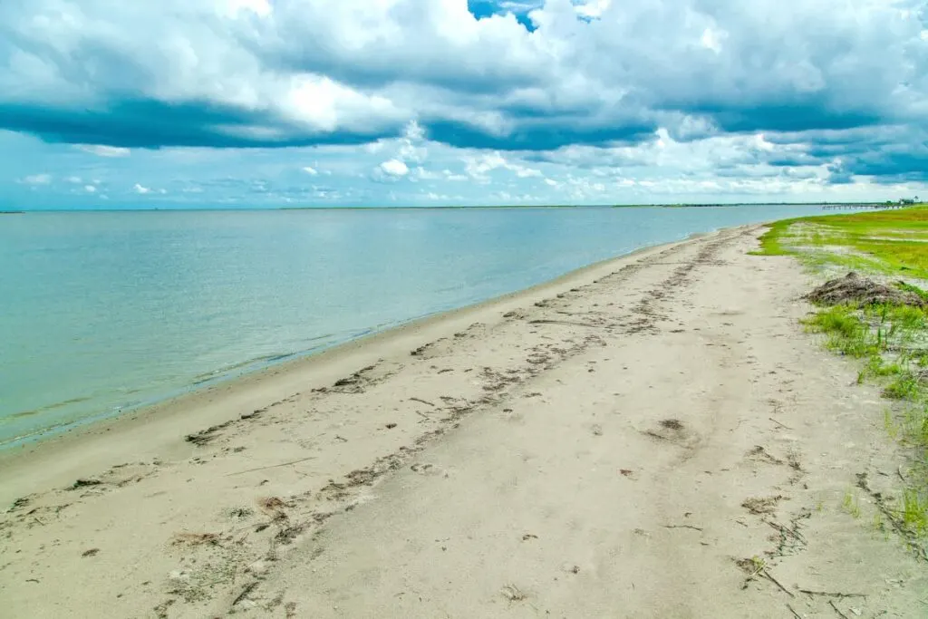 Rutherford Beach, Louisiana is one of the best beaches in Gulf Coast