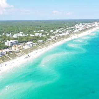 Seagrove Beach in Florida is one of the coolest Gulf Coast beaches