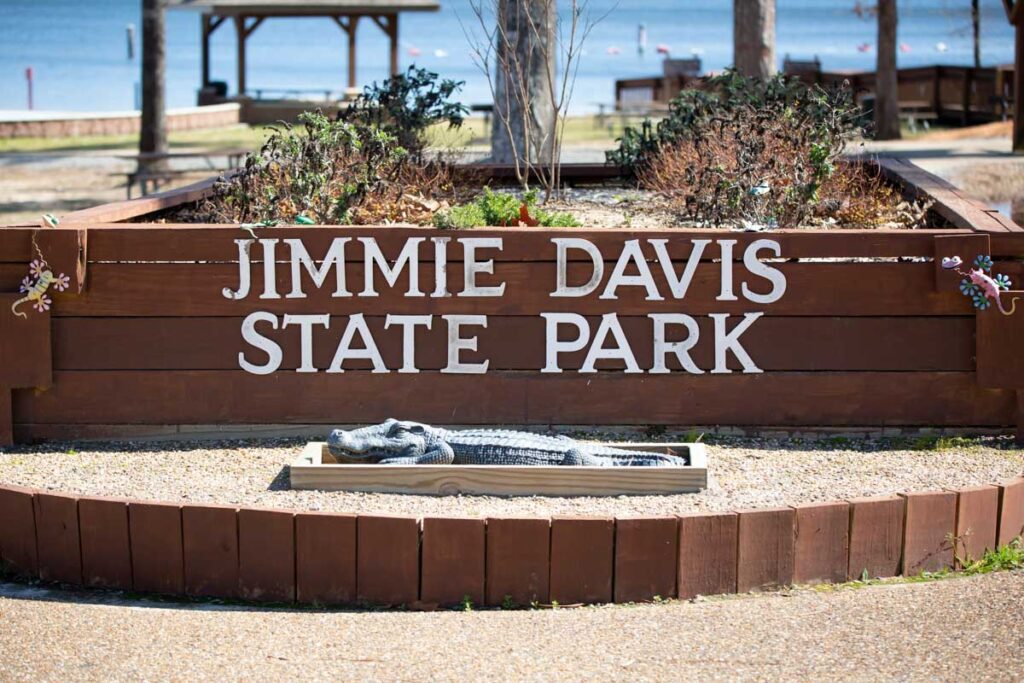 Jimmie Davis State Park is one of the best State Parks in Louisiana for a weekend getaway