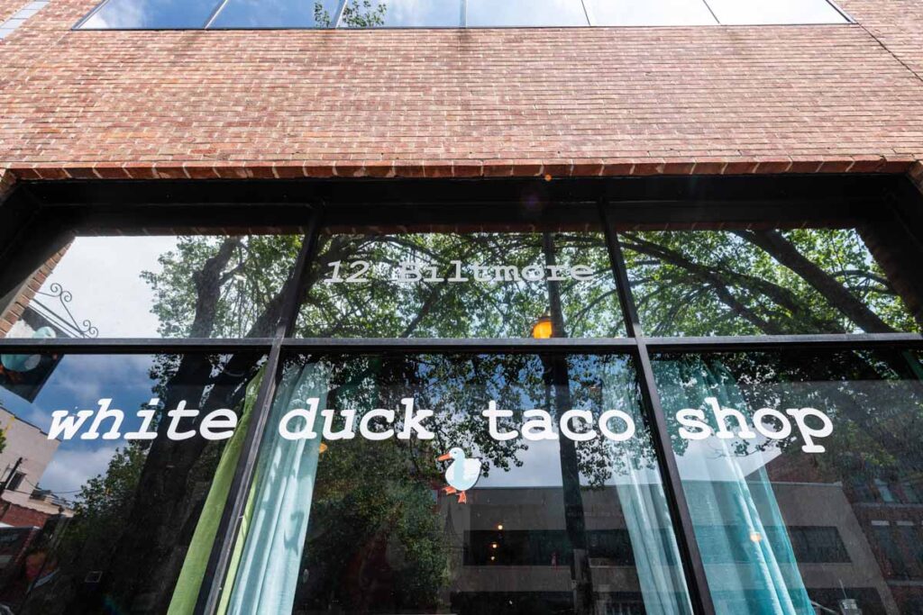 The Popular White Duck Taco Shop in Asheville, North Carolina