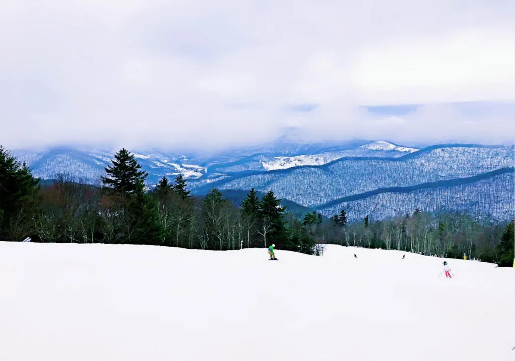 Skiing is one of the best things to do in Asheville during winter